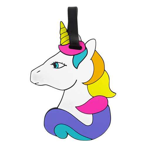 Бирка для багажа Kawaii Factory Rainbow unicorn в Сплав