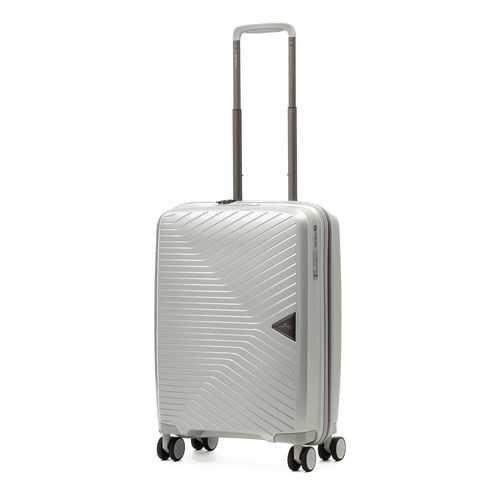 Чемодан March Gotthard Spinner silver metallic S в Сплав