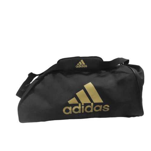 Спортивная сумка Adidas Sports Bag Shoulder Strap Combat L черная/золотая в Сплав