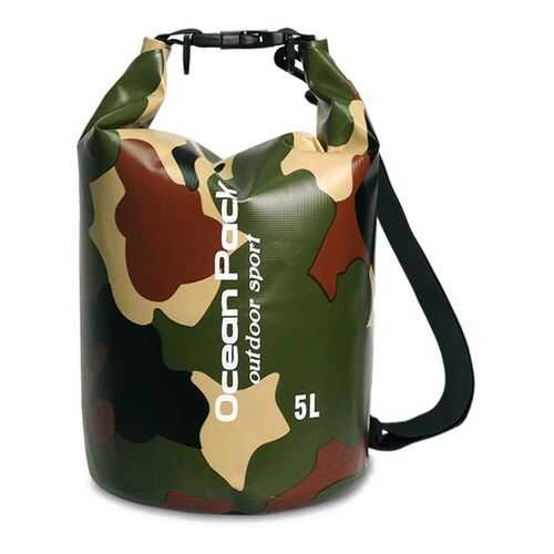 Спортивная сумка Nuobi Camouflage Ocean Pack 5 зеленая в Сплав