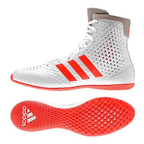 Боксерки Adidas KO Legend 16.1, белые/красные, 42.5 в Сплав