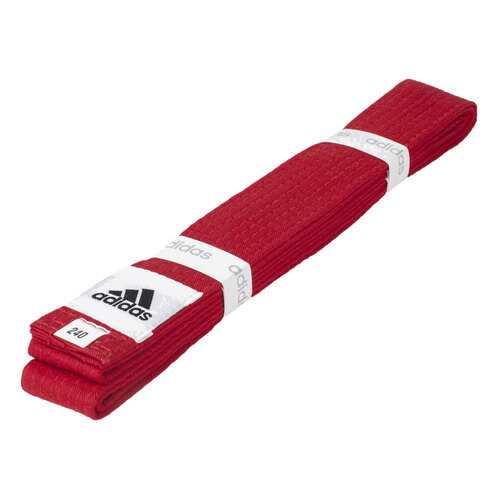 Пояс для единоборств Adidas Club красный, 300 см в Сплав