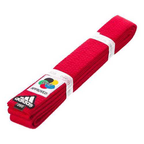Пояс для карате Adidas Elite WKF красный, 300 см в Сплав