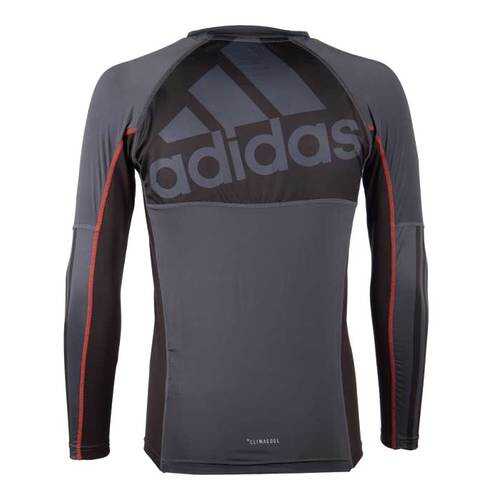 Рашгард Adidas Grappling Rashguard Long Sleeve черно-красная L в Сплав