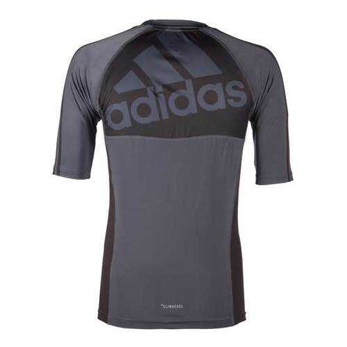 Рашгард Adidas Grappling Rashguard Short Sleeve черно-красная XL в Сплав
