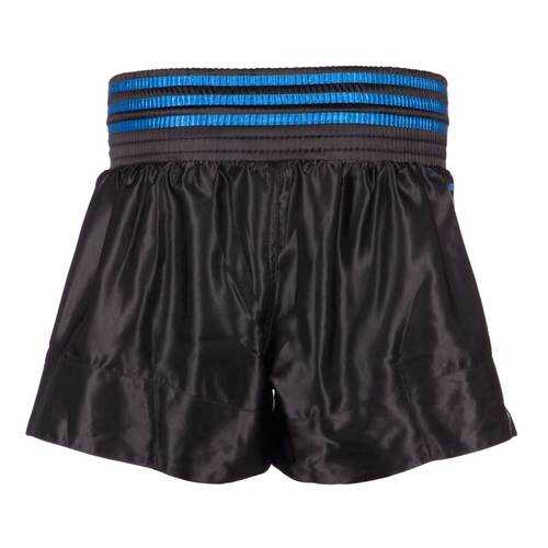 Шорты для тайского бокса Adidas Thai Boxing Short Satin черно-синие L в Сплав
