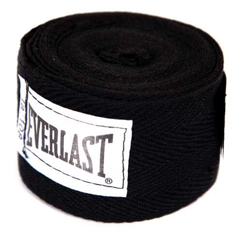 Бинт боксерский Everlast 4455BPU, 2.75м, х/б, черный в Сплав