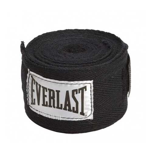 Бинт боксерский Everlast 4463BK, 2.5 м, эластик, черный в Сплав