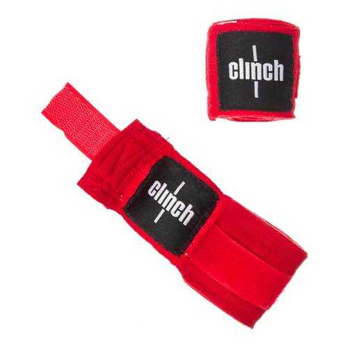 Бинты эластичные Clinch Boxing Crepe Bandage Punch красные 2,55 м в Сплав