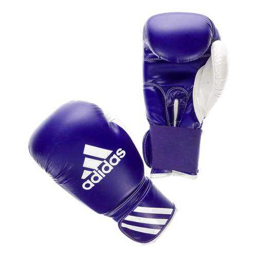 Боксерские перчатки Adidas Response синие 12 унций в Сплав