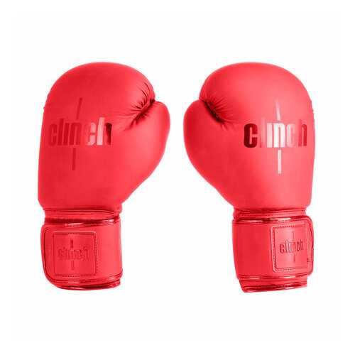 Боксерские перчатки Clinch Mist красные 14 унций в Сплав