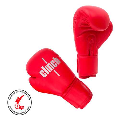 Боксерские перчатки Clinch Olimp C111K красные 12 унций в Сплав