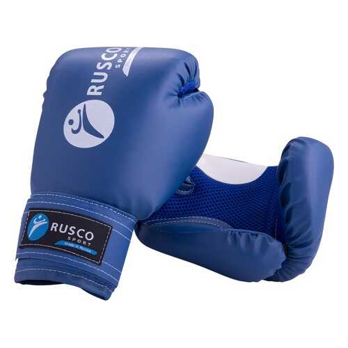 Боксерские перчатки детские Rusco Sport синие 4 унции в Сплав