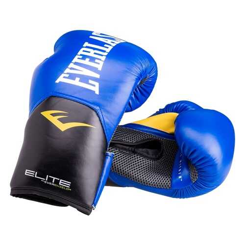 Боксерские перчатки Everlast Elite ProStyle синие 12 унций в Сплав