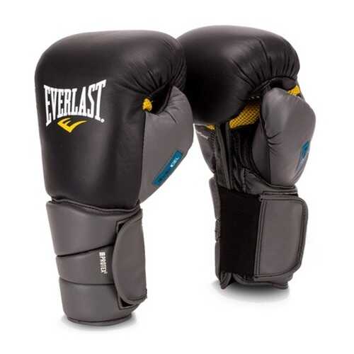 Боксерские перчатки Everlast Gel Protex3 111201XLGLU черные 12 унций в Сплав