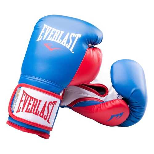 Боксерские перчатки Everlast Powerlock красные/синие 12 унций в Сплав
