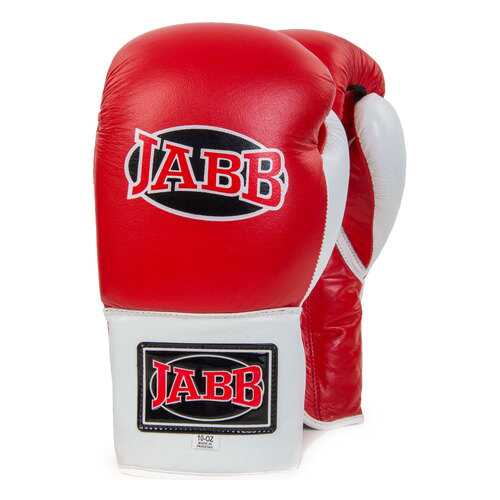 Боксерские перчатки Jabb JE-2000 белые/красные 10 унций в Сплав