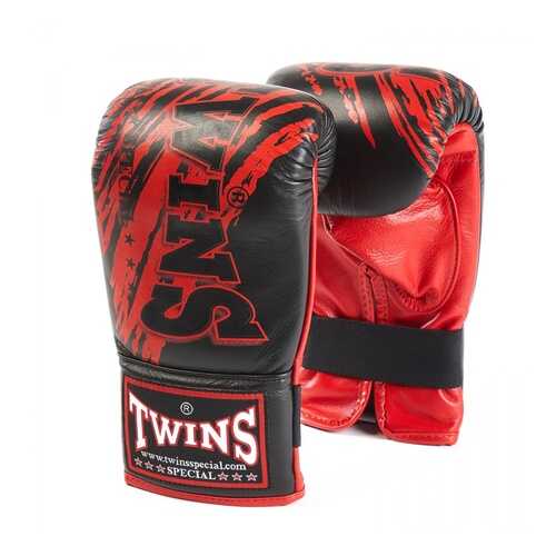 Боксерские перчатки снарядные Twins FTBGL1F-TW2 FANCY TRAINING BAG GLOVES черно-красные в Сплав