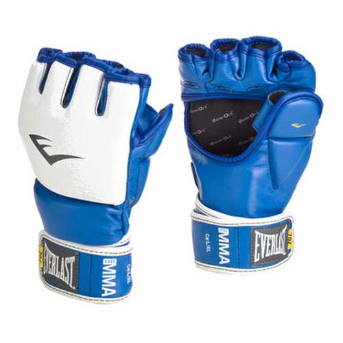 Боксерские перчатки тренировочные Everlast MMA Grappling синие 7 унций в Сплав