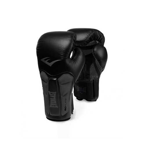 Боксерские перчатки тренировочные Everlast Prime Leather черные 16 унций в Сплав