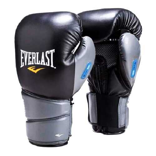 Боксерские перчатки тренировочные Everlast Protex 2 черные 12 унций в Сплав