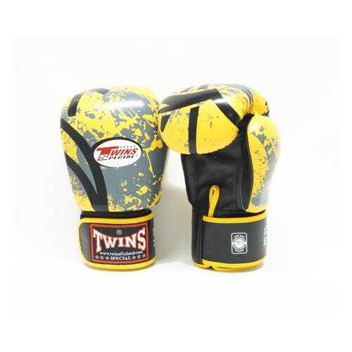 Боксерские перчатки Twins FBGVL3-38 Fancy Boxing Gloves желтые 14 унций в Сплав