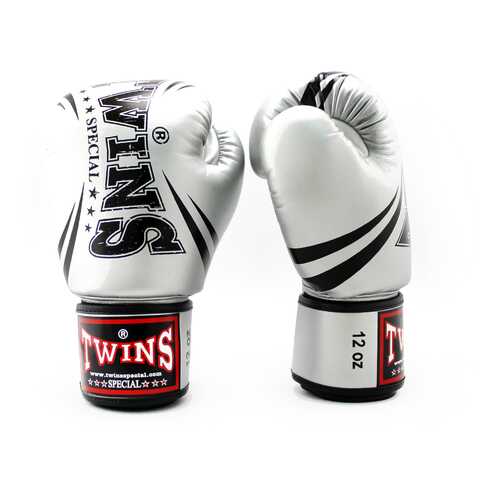 Боксерские перчатки Twins FBGVS3-TW6 FANCY BOXING GLOVES серебрянные в Сплав