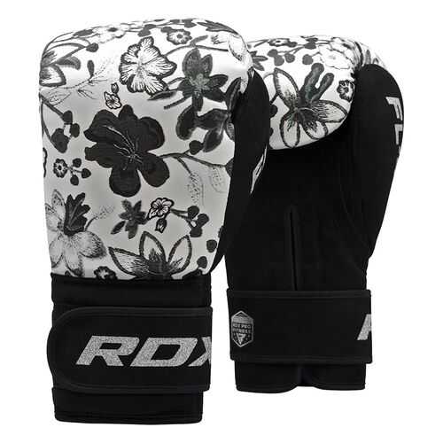 Боксерские тренировочные перчатки RDX FL-4 FLORAL WHITE в Сплав