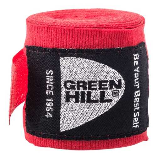 Green Hill Бинт боксерский BP-6232d, 4,5м, эластик, красный в Сплав