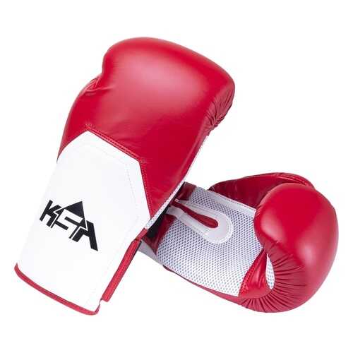 KSA Перчатки боксерские Scorpio Red, к/з, 6 oz в Сплав