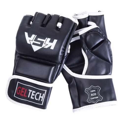 KSA Перчатки для MMA Lion Gel Black, к/з, L в Сплав