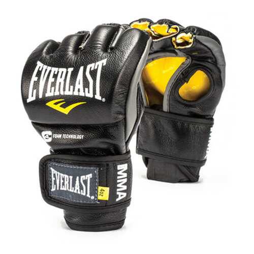 Перчатки боевые Everlast MMA Competition S черные 4 унции в Сплав
