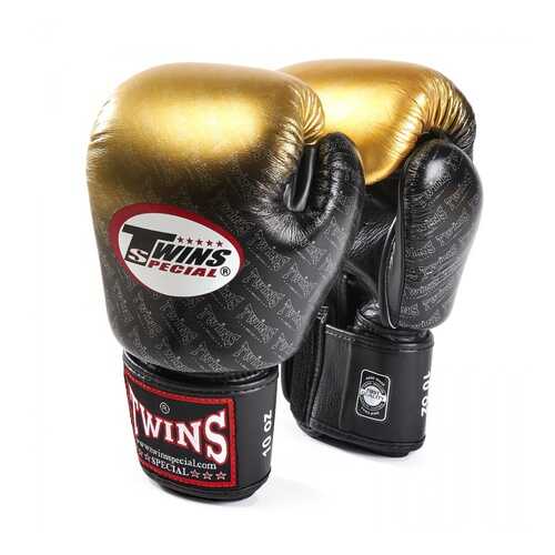 Перчатки боксерские Twins FBGVL3-TW1 FANCY BOXING GLOVES черно-золотые в Сплав