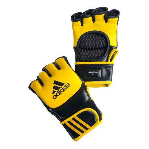 Перчатки для смешанных единоборств Adidas Ultimate Fight желто-черные L в Сплав