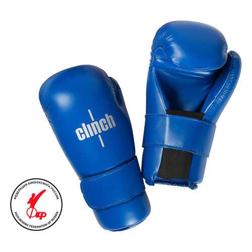 Перчатки полуконтакт Clinch Semi Contact Gloves Kick M синие 8 унций в Сплав