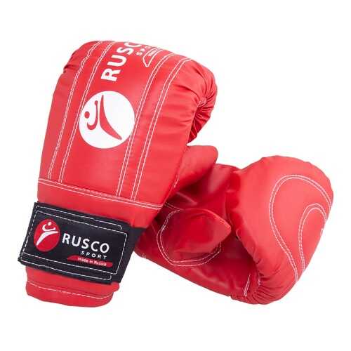 Перчатки снарядные Rusco Sport, кожзам, красно-сине-черный (M) в Сплав