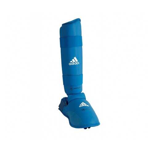 Защита голени и стопы Adidas WKF Shin & Removable Foot синяя M в Сплав