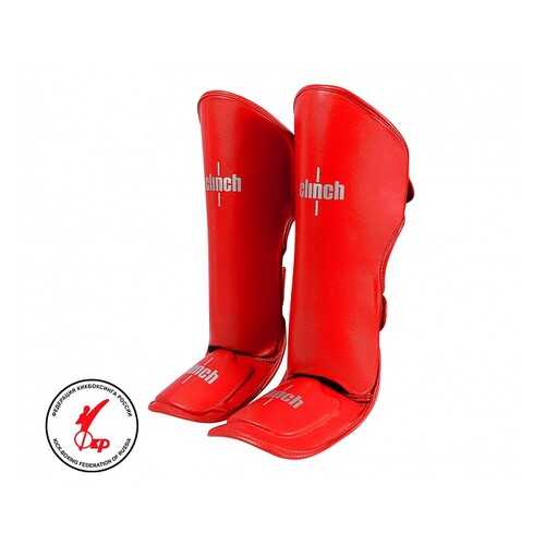 Защита голени и стопы Clinch Shin Instep Guard Kick красная XL в Сплав