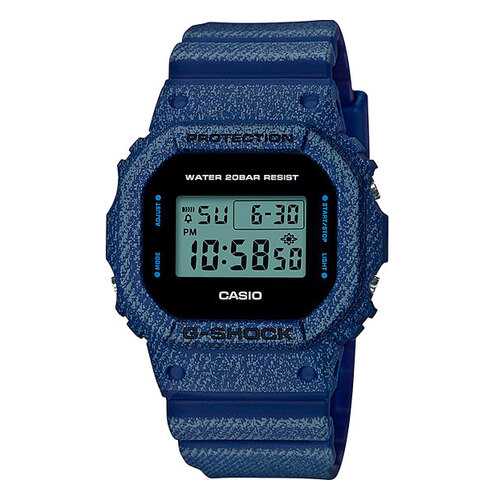 Японские наручные часы Casio G-Shock DW-5600DE-2E с хронографом в Сплав