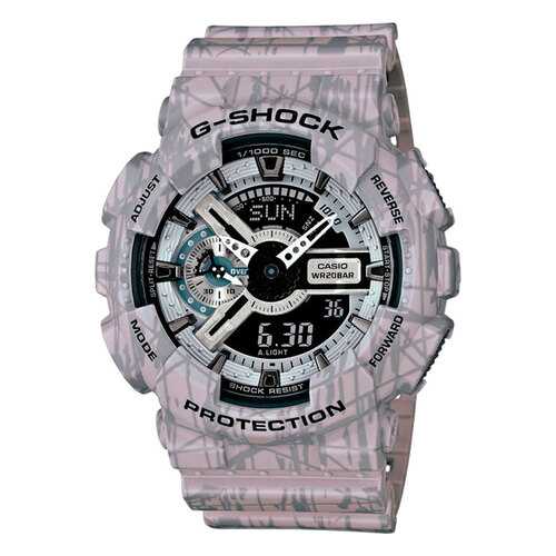 Японские наручные часы Casio G-Shock GA-110SL-8A с хронографом в Сплав