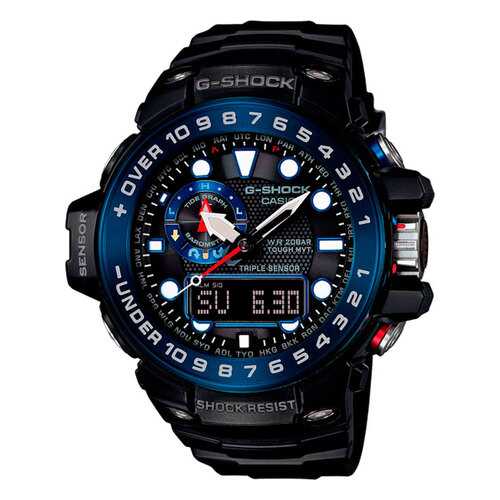 Японские наручные часы Casio G-Shock GWN-1000B-1B с хронографом в Сплав