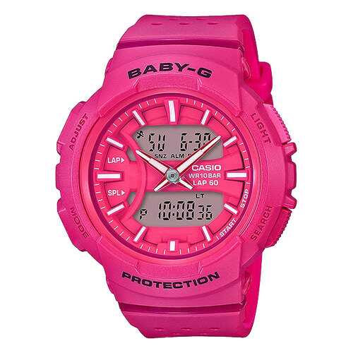Японские спортивные наручные часы Casio Baby-G BGA-240-4A с хронографом в Сплав