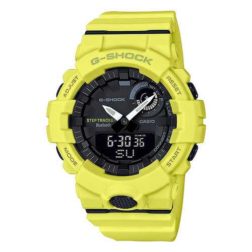 Японские спортивные наручные часы Casio G-SHOCK GBA-800-9A с хронографом в Сплав