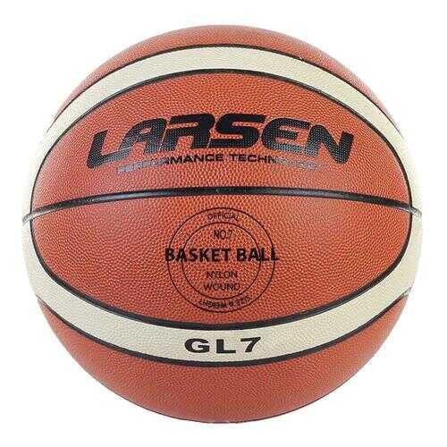 Баскетбольный мяч Larsen PVC-GL7 №7 brown в Сплав