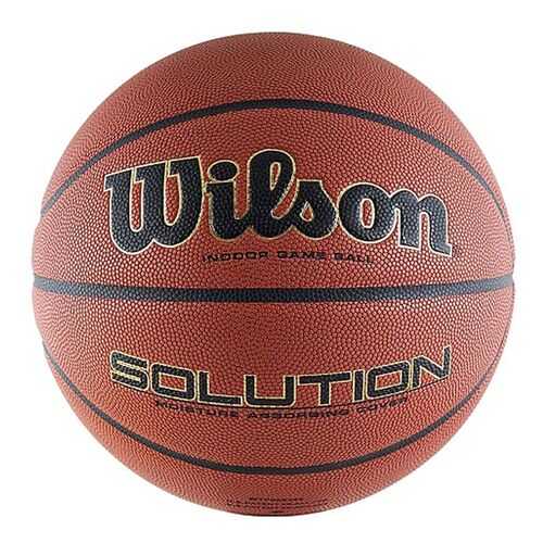 Баскетбольный мяч Wilson Solution VTB 24 №7 brown в Сплав