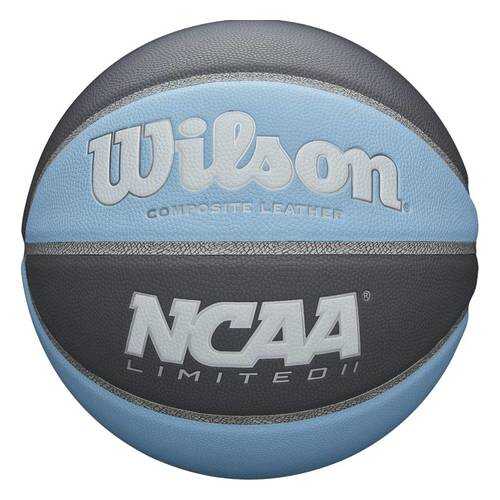 Мяч баскетбольный Wilson NCAA Limited II, 7, голубой, тренировочный, клееный в Сплав