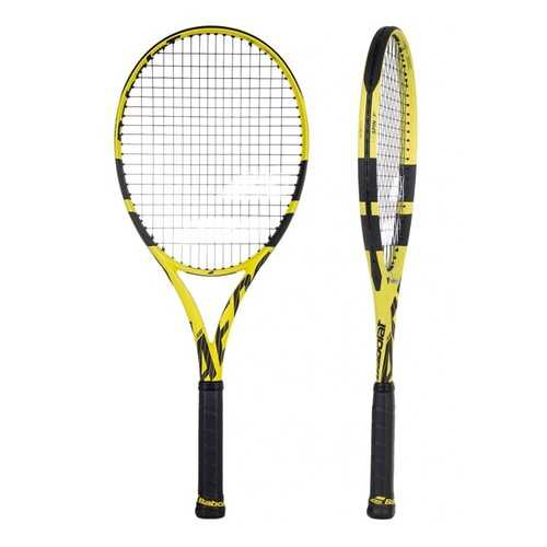 Ракетка для большого тенниса Babolat Pure Aero 2019 E3B6 синяя/желтая в Сплав