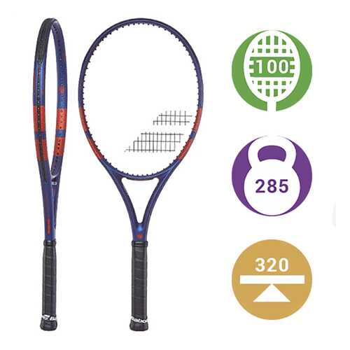 Ракетка для большого тенниса Babolat Pure Drive Team Roland Garros 2019 синяя в Сплав