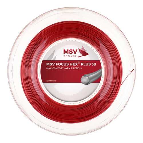 Теннисная струна MSV Focus-Hex Plus 38 1.30 Red 200 метров в Сплав