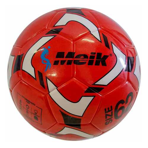 C33393-1 Мяч футзальный №4 Meik (красный) 4-слоя, TPU+PVC 3.2, 410-450 гр., термосшивка в Сплав